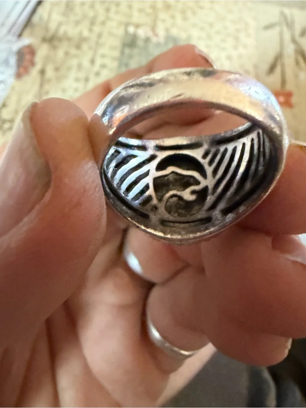 Effy Lion Emblem Two-Tone Men's Signet Ring - Gold & Sterling Silver